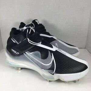 Nike Baseball Cleats Men Force Zoom Mike Trout 7 Black Cleats CI3134-005 Size 14